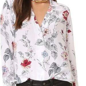 Equipment Adalyn 100% Silk Floral Blouse